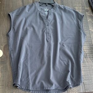 Grey Scrub top Beyond Scrubs brand